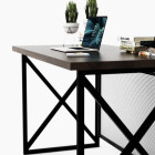 Письменный стол ЛОНДОН / black в стиле лофт