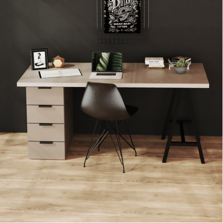 Письменный стол crafto СМИТ / gray в стиле лофт